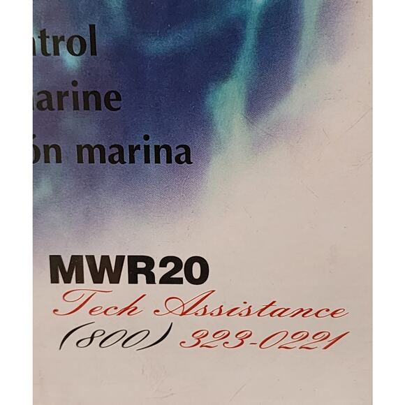 Jensen MWR20 Marine Stereo Remote Control Receiver NOS In Package White - Picture 3 of 6